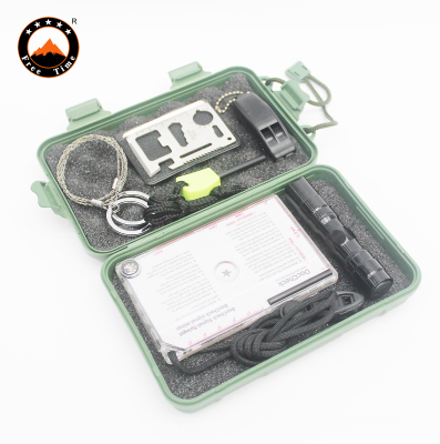 Combination of outdoor hiking outdoor outdoor outdoor camping supplies to survive survival kit