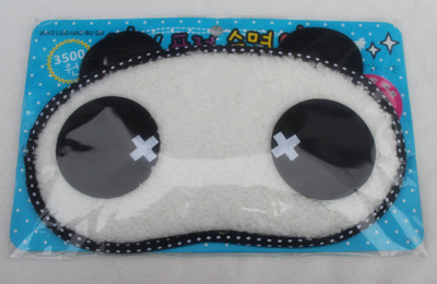 The manufacturer directly supply personalized cartoon eye mask with ice pack panda eye mask ice XX panda eye mask