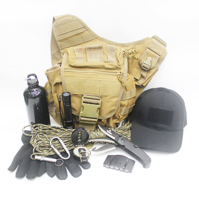  FREE TIME Waterproof  carry bag complete hiking outdoor survival tools emergency package set