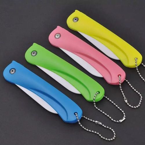 folding ceramic knife portable folding knife fruit knife melon fruit planer peeler kitchen knife japan