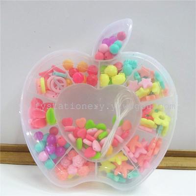 PP box Apple beaded bracelet DIY bead factory outlet