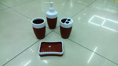 Soap wash gargle cup set plastic four piece bathroom bathroom products