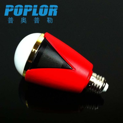 LED smart Bluetooth stereo bulb / 5W / colorful RGB dimming / mobile APP remote control light bulb