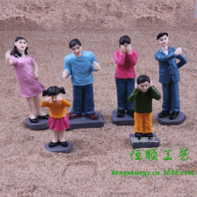 6 family conflict figure image sandbox accessories psychological counseling