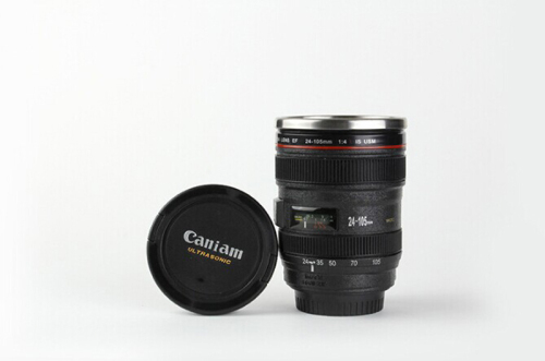 canon second generation lens cup creative lens cup flat lid lens cup stainless steel liner cup