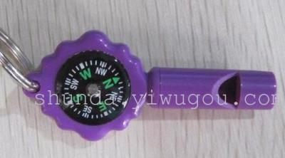 Whistle compass whistle compass key ring compass SD5025