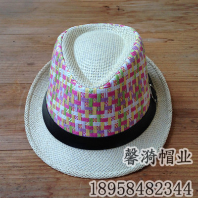 The Korean version of Sir Plaid knit children's hats fashion Hat hats
