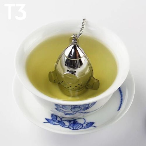 cute creative tea maker tea strainer stainless steel tea strainer red tea bag tea ball