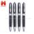 Multicolor metal black pen barrel rotation Crystal diamond core Office supplies students