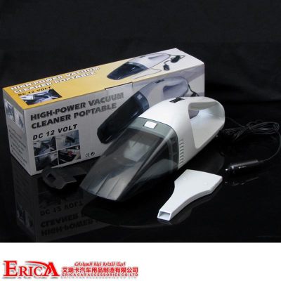 Convenient 60W car vacuum cleaner, wet or dry suction cleaners
