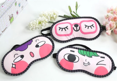 Manufacturers direct Korean version of eye expression eye mask sleep shading eye mask relief fatigue without ice bags