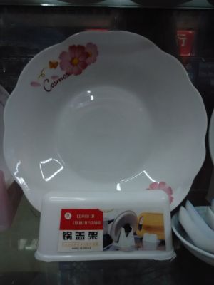 Factory price direct ceramic tableware circular ceramic household plate printing oven plate 7 \\\"3 yuan goods