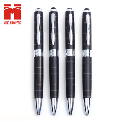 Preferential business metal stainless steel ballpoint pen ballpoint pen rotation can change sign refills