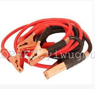 500A with a car battery wire line emergency battery copper line