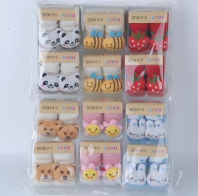 Self-Produced and Self-Sold High-End Spring and Autumn Socks Newborn Babies' Socks Baby Warm-Keeping Socks Style Cartoon Socks