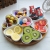 Porcelain heart-shaped fruit dried fruit and cake plate tea tray party snack box