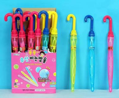 Hot sale umbrella five rings bubble stick colorful bubble summer toy stalls sell like Hot cakes