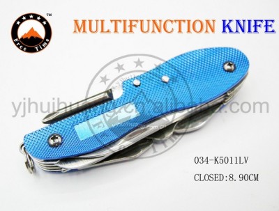 Multi-purpose knife with a folding knife stainless steel folding knives, die-casting handle Switzerland sword