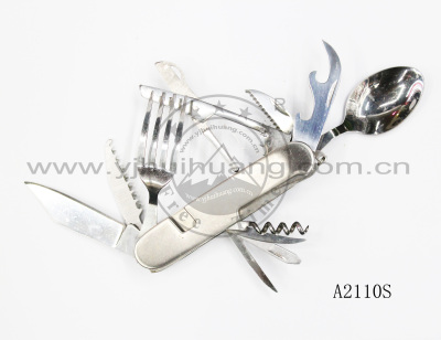 Outdoor leisure products outdoor sporting fold cutlery combination split combination cutlery