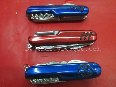 Galvanized electrophoresis knife clamp, folding camping gift knife K5011G4H