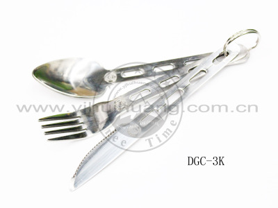 Outdoor camping tableware cutlery combination Fork Spoon fork combination