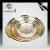 Factory direct stainless steel fish-scale pattern tray copper coil gold plate round bronze plate