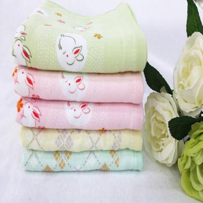 Blessed sweet factory outlet towel super cute rabbit towel cotton gauze squares for the