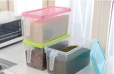 Handle food saver with lid kitchen refrigerator sealed in transparent plastic storage boxes CY-1022