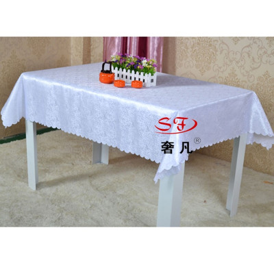 Luxury and upscale hotel supplies radius of Jacquard tablecloth tablecloth