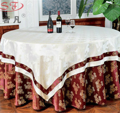 Zheng hao hotel tablecloth tablecloth supplies high-grade terylene edge tablecloth hotel tablecloth