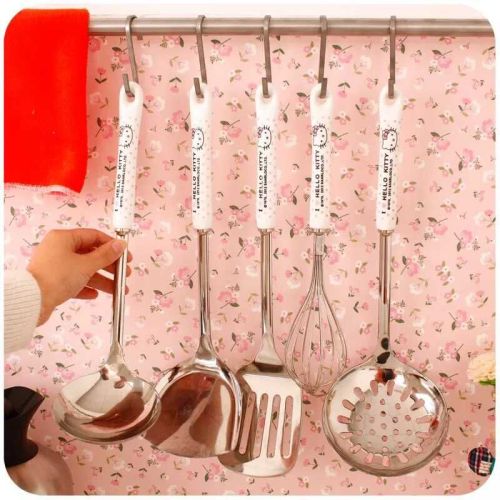 Stainless Steel Spatula Kitchenware Seven-Piece Cooking Shovel Colander Soup Spoon Ladel Kitchen Cookware Set 