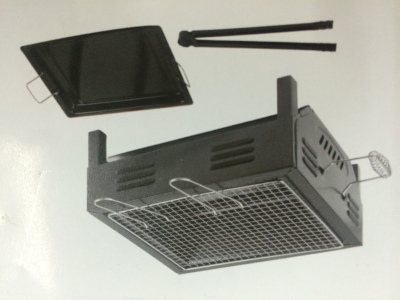 Portable outdoor grill charcoal small furnaces