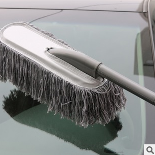 Car washing brush motor brush drag car wax cotton brush car brush with plastic handle