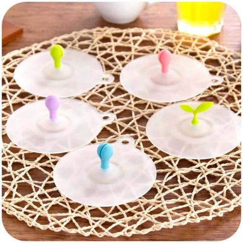 hanging food grade environmentally friendly silicone cup lid creative non-toxic cup lid dust cover