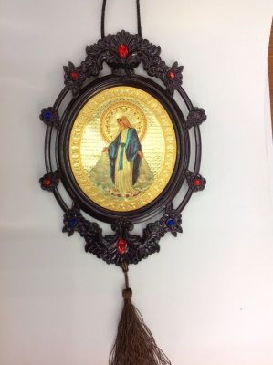 Catholic Christian Icon Spot Drill Tassel Pendant