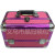 Hot Sale Sequin Plaid Aluminum Alloy Makeup Box Casket Jewel Box Beauty Hairdressing Box