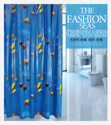 Factory direct marine environmental protection PEVA wind curtain waterproof / mildew / thick 1.8*1.8 meters