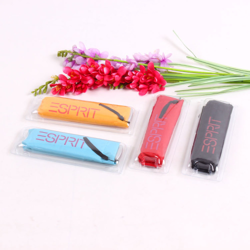 creative umbrella super light super flat tri-fold umbrella nano material portable umbrella wholesale customization