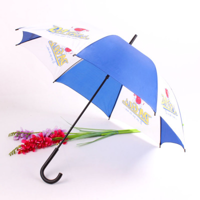 Automatic umbrella straight rod advertising umbrella spell color clear umbrella gift umbrella can print logo