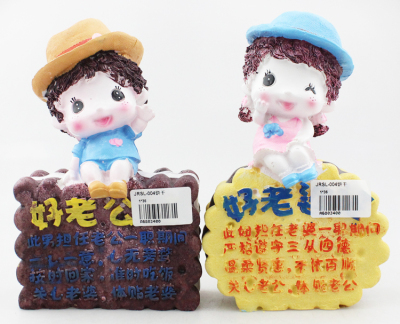 9.9 Yuan Ten Yuan Store Distribution Supply Resin Crafts Money Box Biscuit Character Modeling Coin Bank