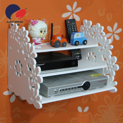 Creative Idyllic Shelf STB Shelves Router Storage Box Wall-Mounted Partition Shelf Zw077