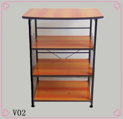 Supply Multi-Purpose Rack Simple Rack Microwave Oven Rack TV Stand Simple Bedside Table Factory Direct Sales
