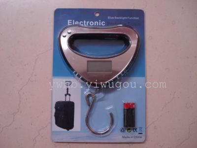 A hand luggage weighing electronic scale electronic scale express said that hook