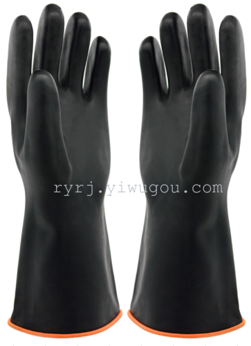 gloves latex gloves black industrial gloves acid and alkali resistant gloves 200 gram