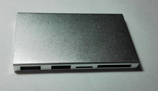 USB JS-955N 3 aluminum shell combo card reader