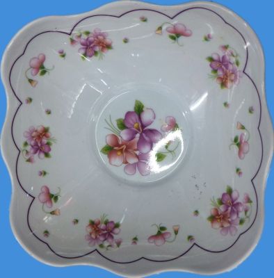 9 flower shaped wavy lace bowl color variety of melamine melamine Imitation Ceramic tableware superior quality
