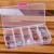 Small 10-box with cover transparent plastic receiving box jewelry cosmetic holder holder box plastic box