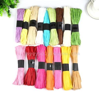 Manufacturers selling Raffia Lala grass multicolor long-term cash supply