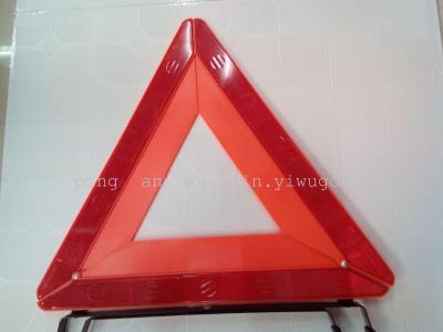Triangular brand warning triangle