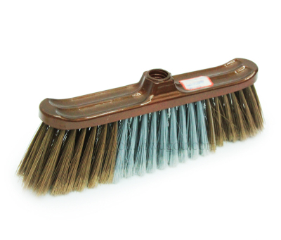 Factory direct plastic broom head PET Material brown color Broom Wholesale CY-2258